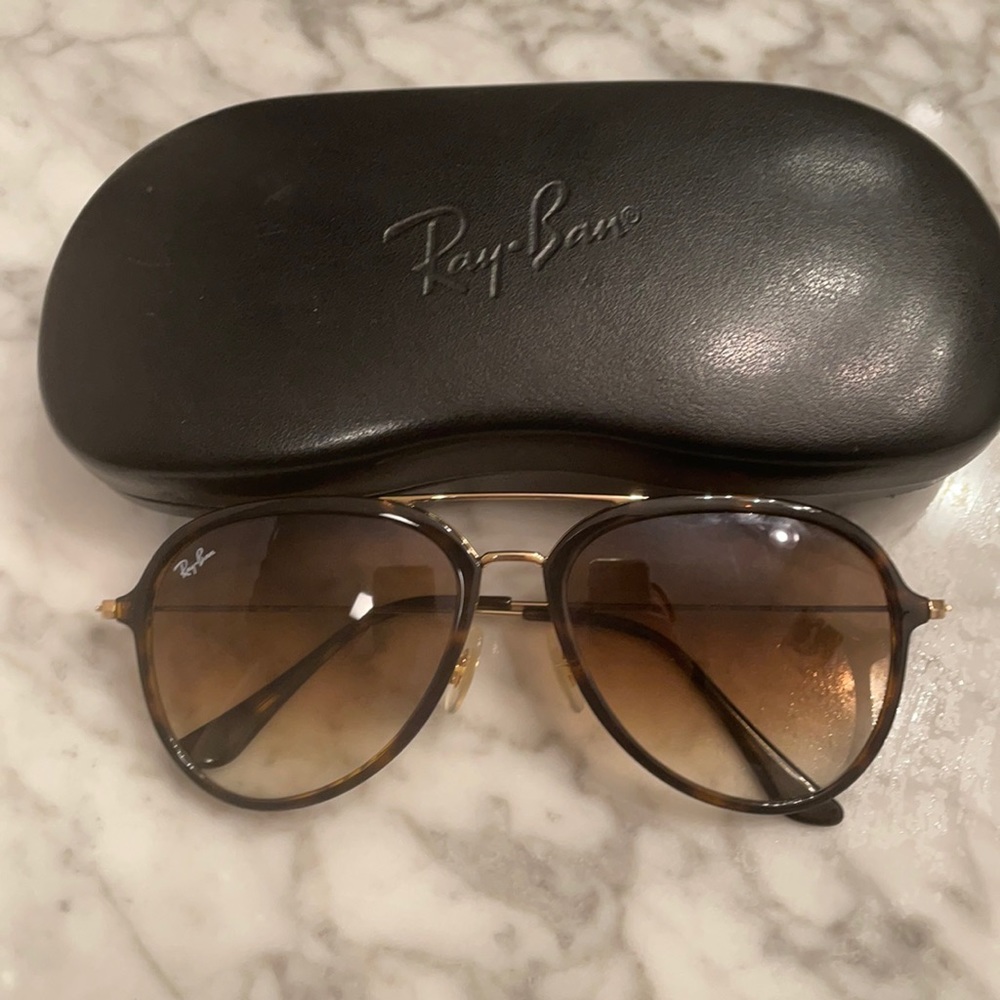 Ray-Ban 4298 tortoiseshell aviator sunglasses